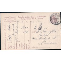 FRANCHIGIA CON ANNULLO POSTA MILITARE N°86 1918 45a DIVISIONE JUGOSLAVIA  C4-155