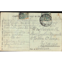 FRANCHIGIA MILITARE X SERGENTE 6° FANTERIA TIRANO - 1918
