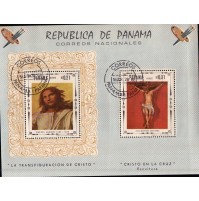 FRANCOBOLLO REPUBBLICA DE PANAMA CORREOS NACIONALES - RAFAEL SANZIO - 1968 20-19