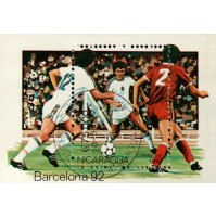 FRANCOBOLLO TEMATICA SPORT - CALCIO -- BARCELONA '92 -- FOOTBALL --