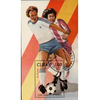 FRANCOBOLLO TEMATICA SPORT - CALCIO - ESPANA '82 -- FOOTBALL