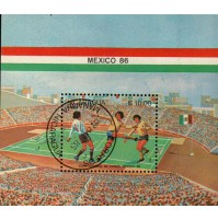 FRANCOBOLLO TEMATICA SPORT - CALCIO --- MEXICO '86 --- FOOTBALL ---