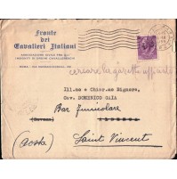 FRONTE CAVALIERI ITALIANI ORDINI CAVALLERESCHI - 1955 DOMANDA ISCRIZIONE C9-127