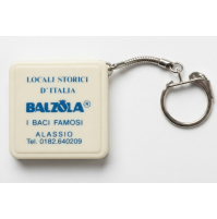 GADGET REGALO METRO METALLICO - BALZOLA ALASSIO - I BACI FAMOSI -