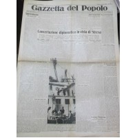 GAZZETTA DEL POPOLO 1935 IL DUCE A FORLI' CONVEGNO DI STRESA  I-5-72