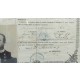 GENOVA BOLZANETO - CERTIFICATO DI LEVA PER L' ANNO 1873 - DIPLOMA E FOTOGRAFIA