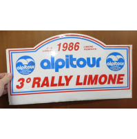 GROSSO ADESIVO - 3° RALLY LIMONE PIEMONTE - 1986