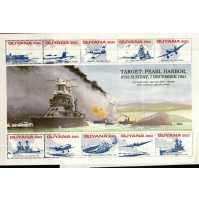 GUYANA TARGET : PEARL HARBOR 7 DICEMBRE 1941 - USS MARYLAND USS WEST VIRGINIA