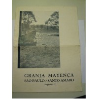 Granja Mayença - SAN PAOLO São Paulo SANTO AMARO BAHIA BRASIL - 1930ca C7-443