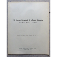 II CONGRESSO INTERNAZIONALE DI ARCHEOLOGIA SOTTOMARINA  ALASSIO ALBENGA 1958
