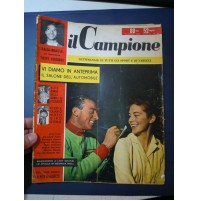 IL CAMPIONE - APR 1956 - SALONE AUTOMOBILE LINO GRASSI GEORGIA MOLL ASCARI