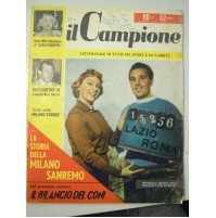 IL CAMPIONE N° 11 1956 - GINO BARTALI LA MILANO SANREMO CALCIO CICLISMO (LV/1-7)