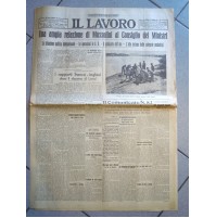 IL LAVORO - DIC 1935 - UEBI SCEBELI - DISCORSO DI LAVAL - MUSSOLINI LB-50