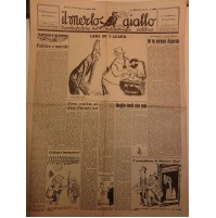 IL MERLO GIALLO SETTEMBRE 1954 SATIRA MSI DISINTEGRATORE DEL MALCOSTUME I-8-170