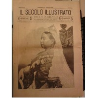 IL SECOLO ILLUSTRATO 1901 LA REGINA VITTORIA OLIO SASSO IMPERIA ONEGLIA IK-5-37