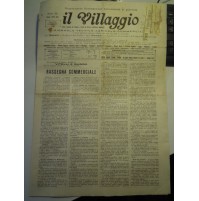 IL VILLAGGIO - GIORNALE TECNICO AGRICOLO COMMERCIALE - MILANO 1911 -  (L-10/62)