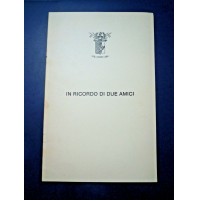 IN RICORDO DI DUE AMICI - TEN. COL. GENCO e D'ANDRIA - 1985 INCIDENTE ELICOTTERO