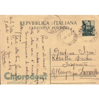 INTERO POSTALE REPUBBLICA ITALIANA 1952 CHLORODONT - 20 LIRE  C5-535