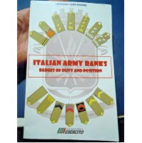 ITALIAN ARMY RANKS - BADGES OF DUTY AND POSITION - ESERCITO ITALIANO - DECHIGI