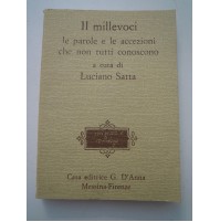  L. SATTA IL MILLEVOCI - LE PAROLE E LE ACCEZIONI CHE NON TUTTI CONOSCONO - L-30