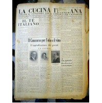 LA CUCINA ITALIANA - 15 GIUGNE 1932 - IL TE' ITALIANO - GASTRONOMIA 