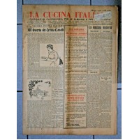LA CUCINA ITALIANA - 15 NOV 1933 - OSTERIA DEI TRENTA CAVALLI - 