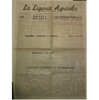 LA LIGURIA AGRICOLA AGOSTO 1954 GENOVA  I-8-173