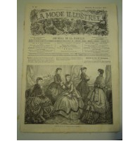 LA MODE ILLUSTREE - DIMANCHE 1868 - JOURNAL DE LA FAMILLE - VERY RARE - (LB-13