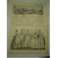 LA MODE ILLUSTREE - DIMANCHE 1868 - JOURNAL DE LA FAMILLE - VERY RARE - (LB-15