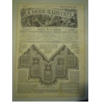 LA MODE ILLUSTREE - DIMANCHE 1868 - JOURNAL DE LA FAMILLE - VERY RARE - (LB-8