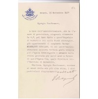LETTERA DEL PRESIDENTE DEGLI SPEDALI CIVILI DI GENOVA 1917  21-34