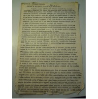 LETTERA / TEMA DI UNA GIOVANE ITALIANA A UN COMBATTENTE SAVONA WWII 1941 6-225