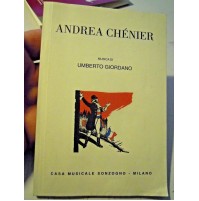 LIBRETTO OPERA UMBERTO GIORDANO ANDREA CHENIER CASA MUSICALE SONZOGNO 1997
