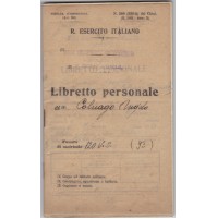 LIBRETTO PERSONALE ANGELO COLNAGO - SCUOLA UFFICIALE COMPLEMENTO SPOLETO 32-137