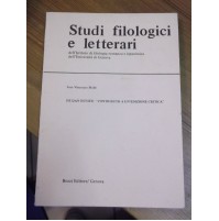 LIBRO STUDI FILOLOGICI E LETTERARI UNIVERSITA' DI GENOVA J.VINCENZO MOLLE  L-19