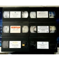 LOTTO N° 6 VIDEOCASSETTE VHS - CARTONI ANIMATI