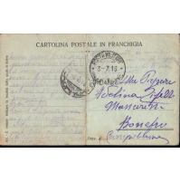 LUGLIO 1916 FRANCHIGIA MILITARE DA MILITARE REGIO ESERCITO X BONEFRO CB -