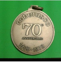 MEDAGLIA ALBENGA NOBERASCO 70° ANNIVERSARIO 1908 - 1978 BAN  (2)