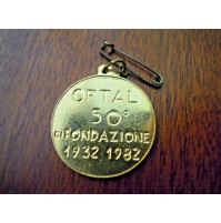 MEDAGLIETTA  RELIGIOSA - OFTAL 50° di FONDAZIONE - 1932-1982
