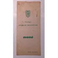 MENU' HOTEL DUNAS BLANCAS - PLAYA DE PALMA 1970 - MALLORCA SPAGNA SPAIN ESPANA