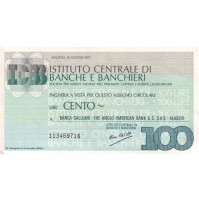MINI ASSEGNO - 1977 - BANCA GALLEANI THE ANGLO AMERICAN BANK - ALASSIO - C8-206