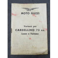 MOTO GUZZI - VARIANTI PER CARDELLINO 73 cc - LUSSO E TURISMO -