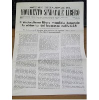 MOVIMENTO SINDACALE LIBERO SINDACATO NEW YORK ANNO VI N°8 1952 12-96
