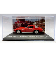 Modellino DIE CAST American Cars Chevrolet Corvette C2 Sting Ray Coupe 1963 1/43