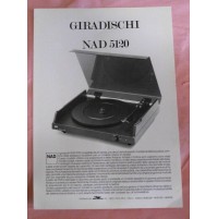 NAD GIRADISCHI 5120 - BROCHURE ANNI '80