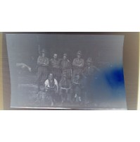 NEGATIVA FOTOGRAFICA - MILITARI DI ARTIGLIERIA ALPINA - ALPINI 1920ca C5-807
