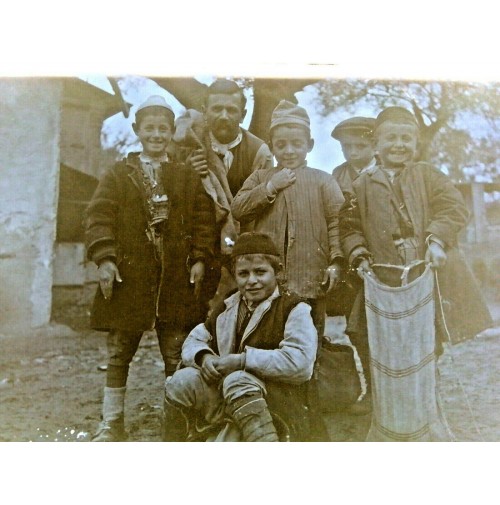 NEGATIVA FOTOGRAFICA MILITARI REGIO ESERCITO DI STANZA IN ALBANIA 1915ca CAR2-48
