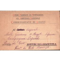 OPERE FEDERATE DI PROPAGANDA - COMMISSARIATO DI LOANO - 1° RGT ALPINI C4-859