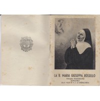 OPUSCOLO AL B. MARIA GIUSEPPA ROSSELLO TERZIARIA FRANCESCANA 1938 13-98BIS