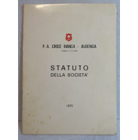 P.A. CROCE BIANCA - ALBENGA - STATUTO DELLA SOCIETA' - Anno 1975 -